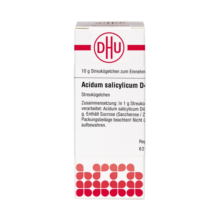 DHU Acidum salicylicum D4 Streukügelchen, 10 g Globuli
