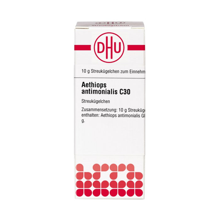 DHU Aethips antimonialis C 30 Streukügelchen, 10 g Globuli