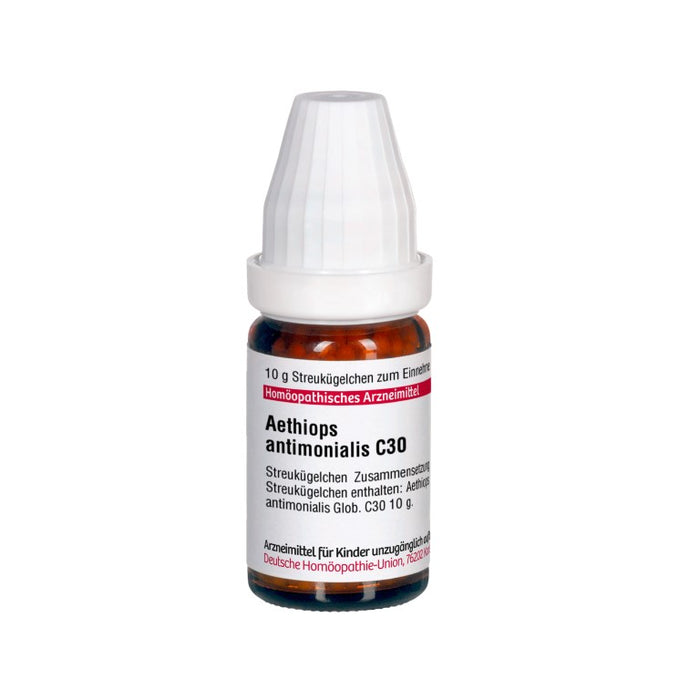 DHU Aethips antimonialis C 30 Streukügelchen, 10 g Globuli
