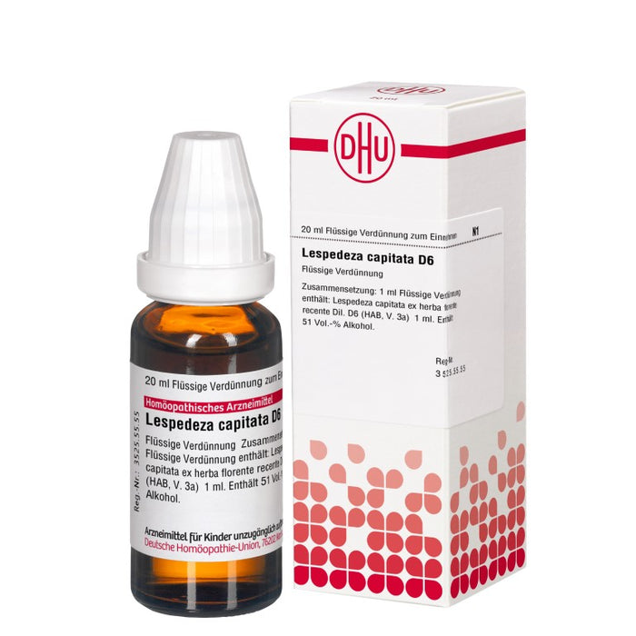 Lespedeza capitata D6 DHU Dilution, 20 ml Lösung