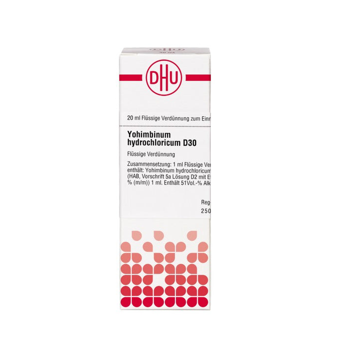 Yohimbinum hydrochloricum D30 DHU Dilution, 20 ml Lösung