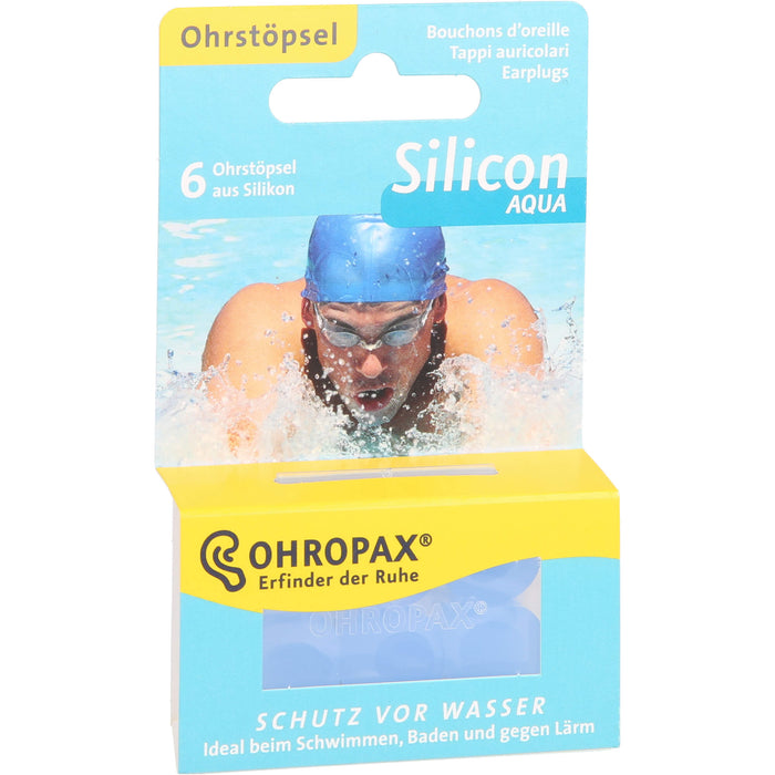 OHROPAX Silicon Aqua, 5 St. Ohrstöpsel