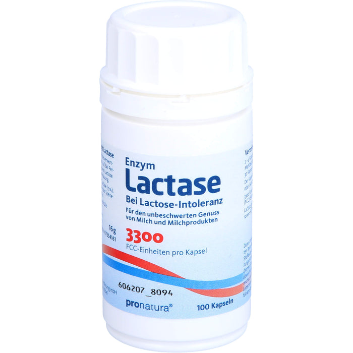 Pro Natura Lactase 3300 FCC 200 mg Kapseln, 100 St. Kapseln