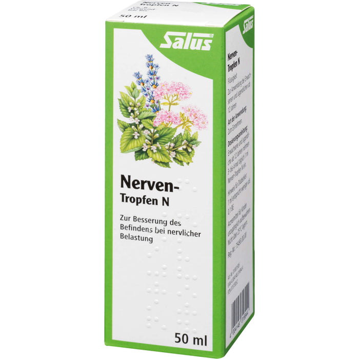 Salus Nerven-Tropfen N zur Besserung des Befindens bei nervlicher Belastung, 50 ml Lösung