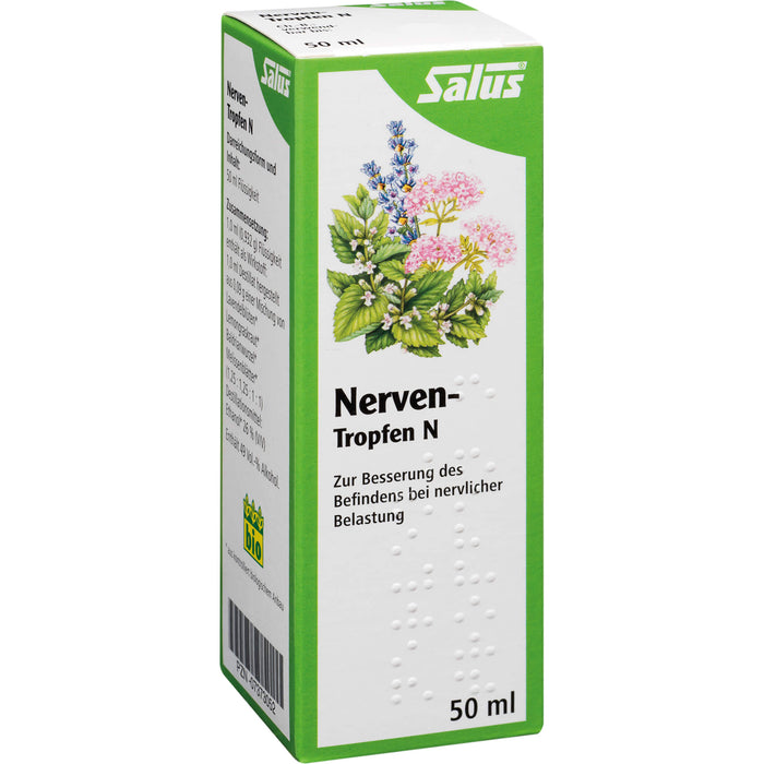 Salus Nerven-Tropfen N zur Besserung des Befindens bei nervlicher Belastung, 50 ml Lösung