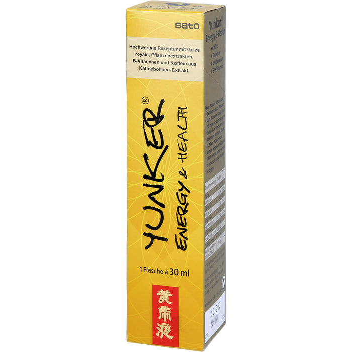 Yunker Energy & Health Saft bei Eschöpfung und Müdigkeit, 30 ml Lösung