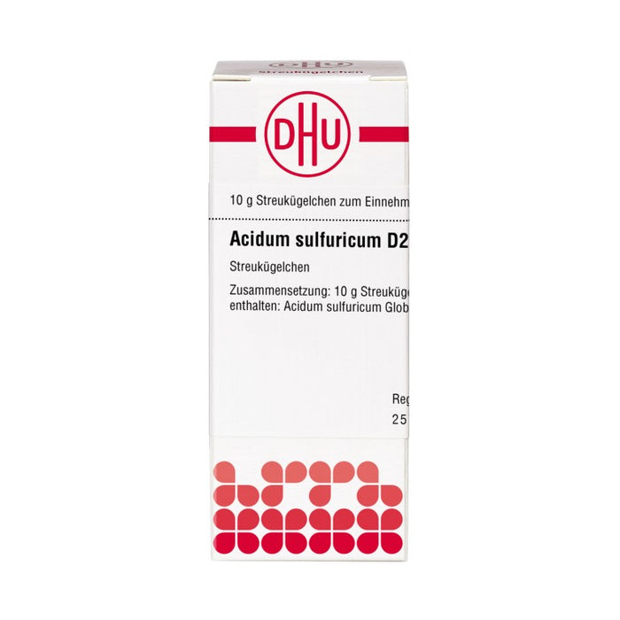 DHU Acidum sulfuricum D200 Streukügelchen, 10 g Globuli