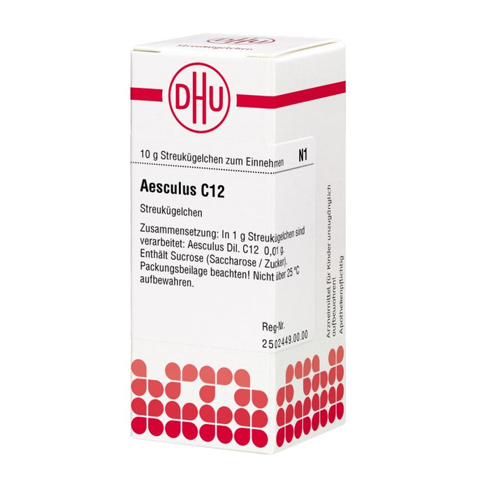 DHU Aesculus C12 Streukügelchen, 10 g Globuli