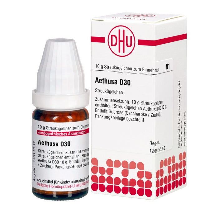 DHU Aethusa D30 Streukügelchen, 10 g Globuli