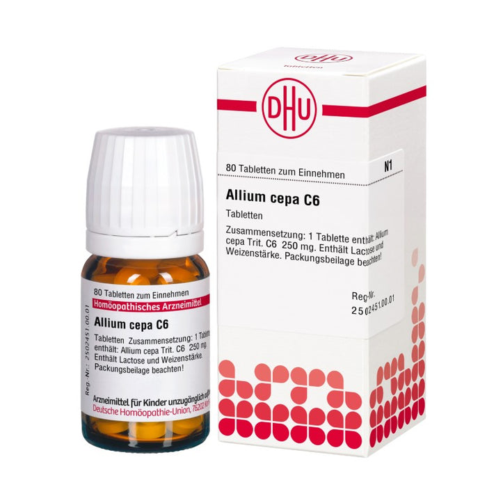 DHU Allium cepa C6 Tabletten, 80 St. Tabletten