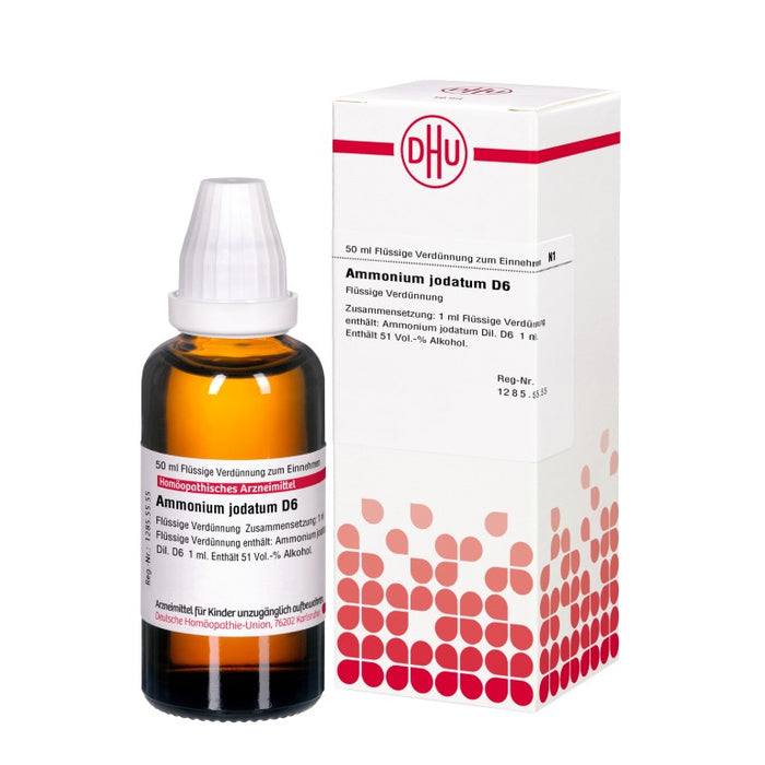 Ammonium jodatum D6 DHU Dilution, 50 ml Lösung