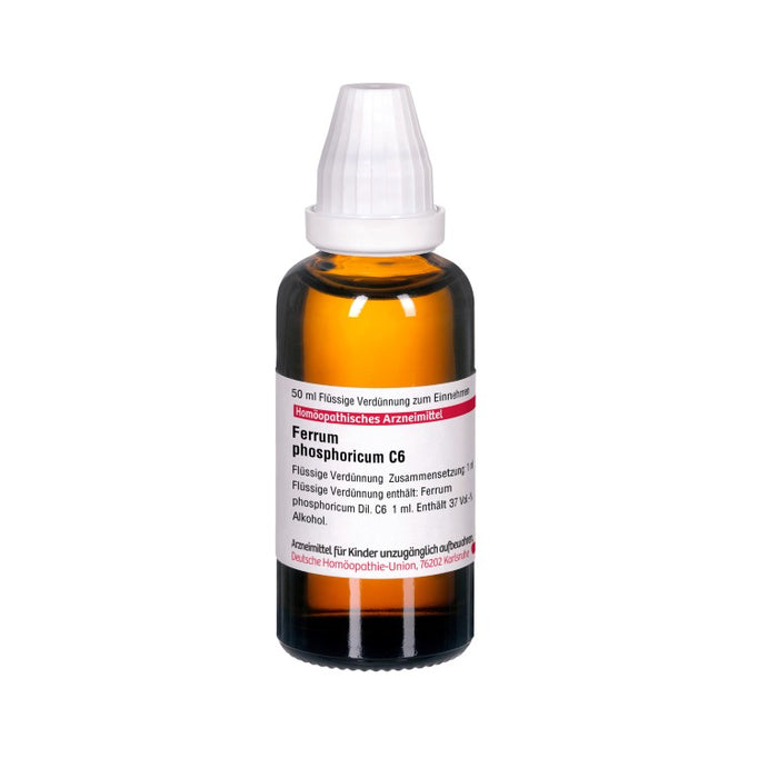 Ferrum phosphoricum C6 DHU Dilution, 50 ml Lösung