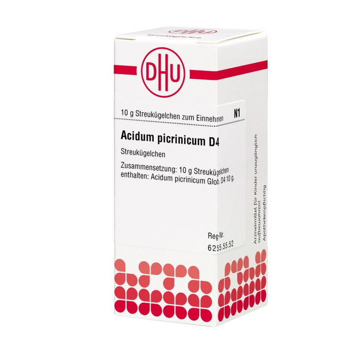 DHU Acidum picrinicum D4 Streukügelchen, 10 g Globuli