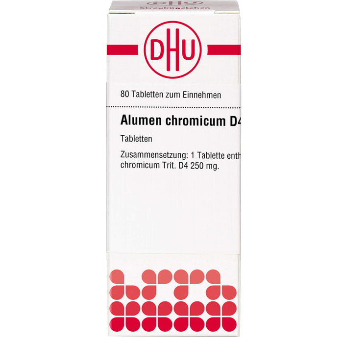 DHU Alumen chromicum D4 Tabletten, 80 St. Tabletten