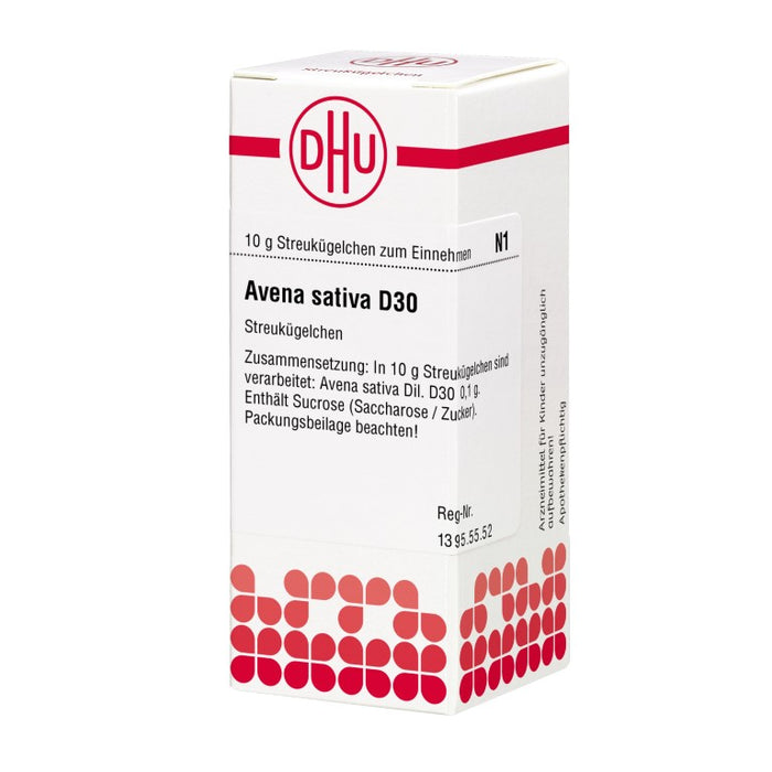 Avena sativa D30 DHU Globuli, 10 g Globuli