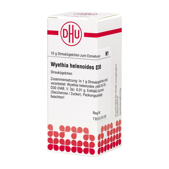 Wyethia helenioides D30 DHU Globuli, 10 g Globuli