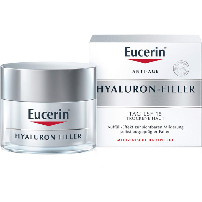 Eucerin Hyaluron-Filler Tagespflege für trockene Haut, 50 ml Creme