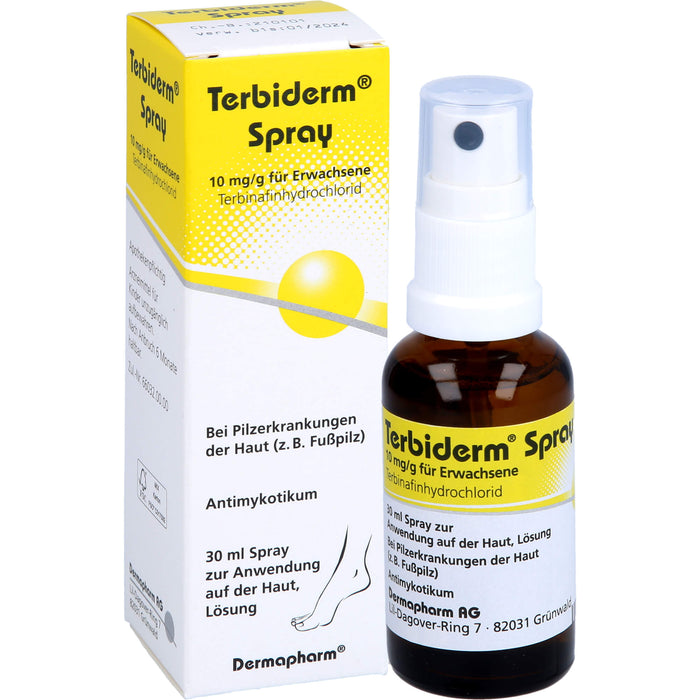 Terbiderm Spray, 10 mg/g für Erwachsene, 30 ml Lösung