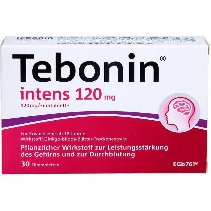 Tebonin intens 120 mg Filmtabletten, 30 St. Tabletten