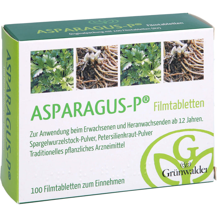 Asparagus P Filmtabletten zur Unterstützung der Nierenfunktion, 100 St. Tabletten