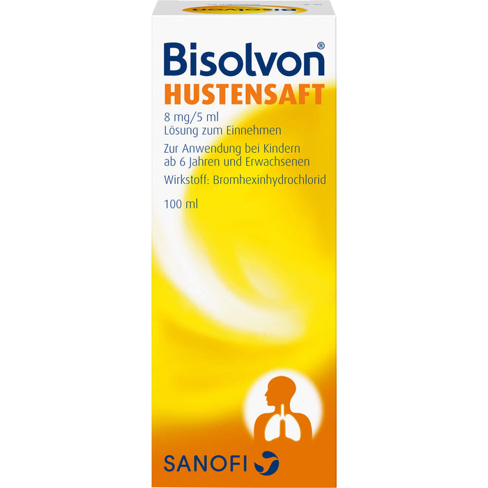Bisolvon® Hustensaft, 8 mg/5 ml, 100 ml Lösung