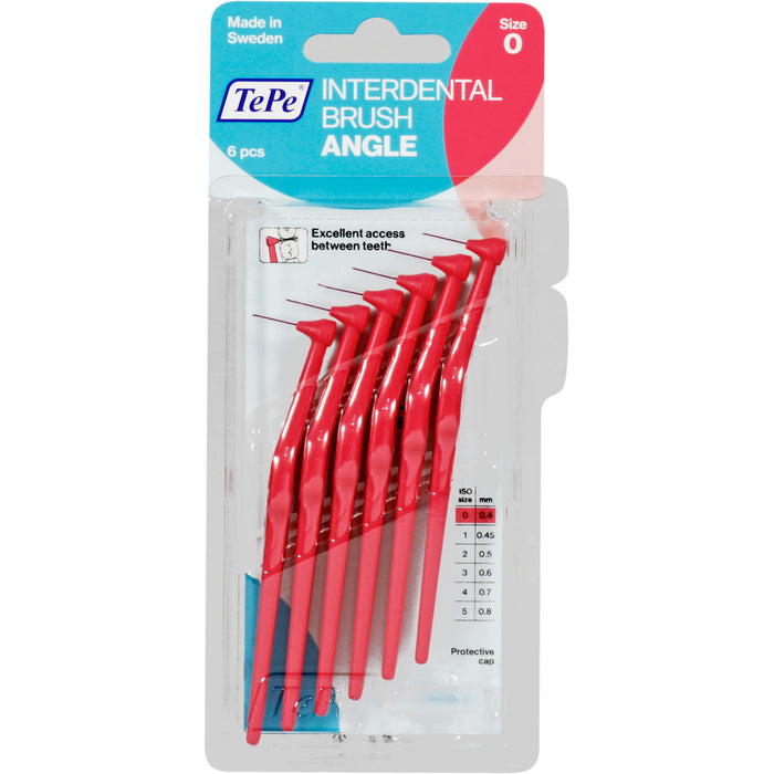 TePe Angle IDB Pink 0,4, 5 St. Interdentalbürsten