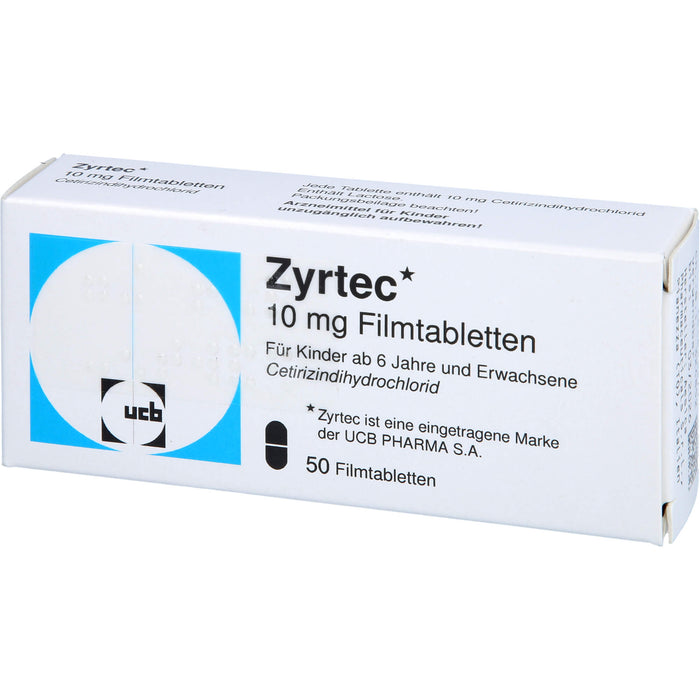 ZYRTEC Filmtabletten Antiallergikum, 50 St. Tabletten