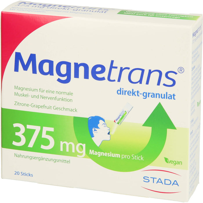 Magnetrans Direktgranulat 375 mg Sticks, 20 St. Beutel