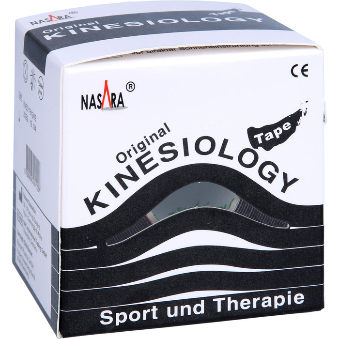 Kinesiologie Tape 5cmx5m schwarz, 1 St