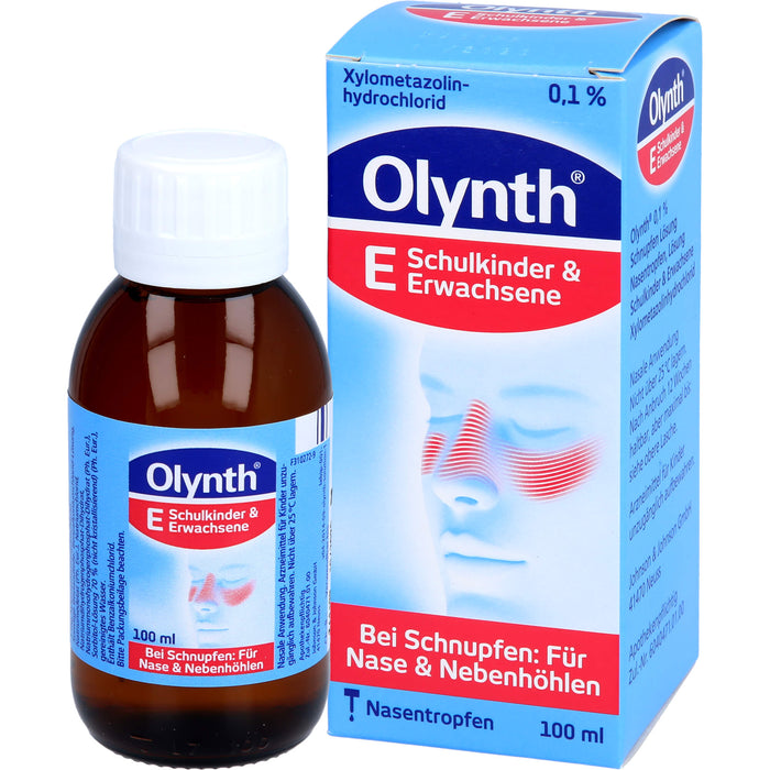 Olynth E Nasentropfen bei Schnupfen, 100 ml Lösung