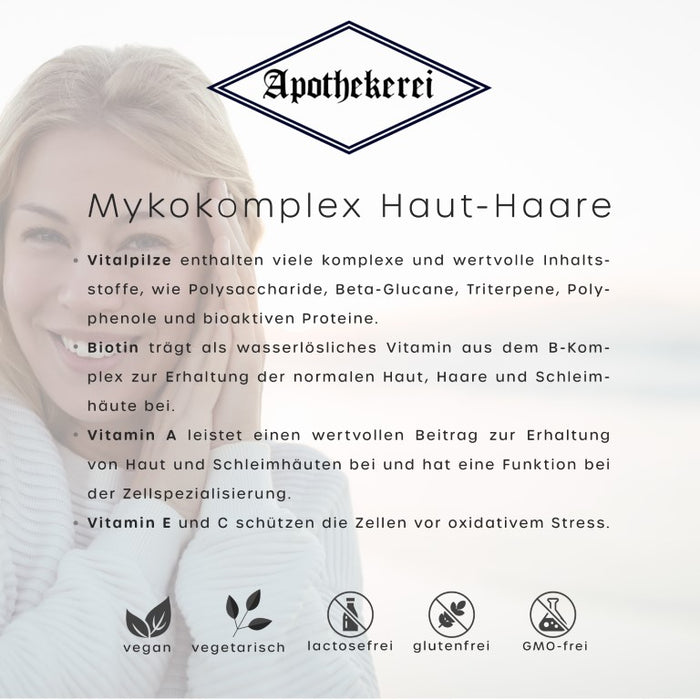 Apothekerei Mykokomplex Haut-Haare, 30 St. Kapseln