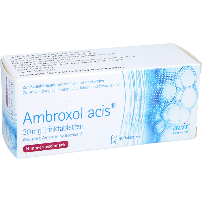 Ambroxol acis 30 mg Trinktabletten, Tabletten, 40 St. Tabletten