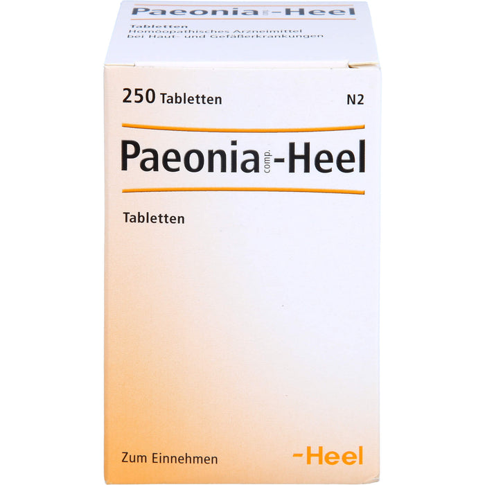 Paeonia comp. Heel Tabletten bei Haut- und Gefäßerkrankungen, 250 St. Tabletten