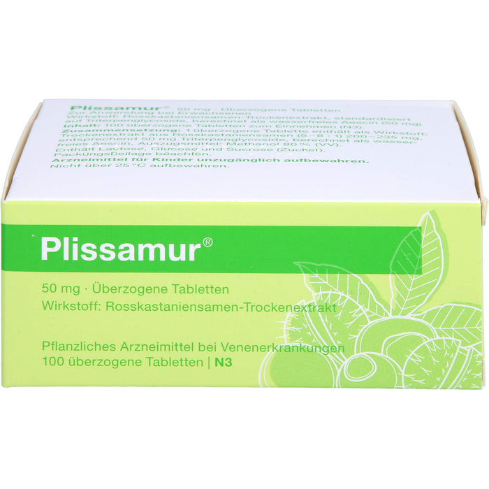 Plissamur 50 mg, Überzogene Tabletten, 100 St DRA