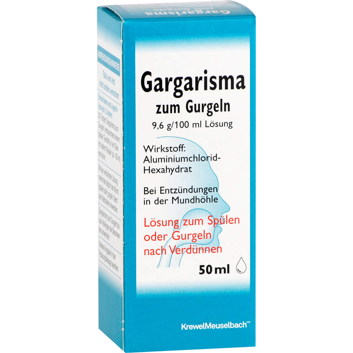 Gargarisma zum Gurgeln, 9,6 g/100 ml Lösung, 50 ml Lösung