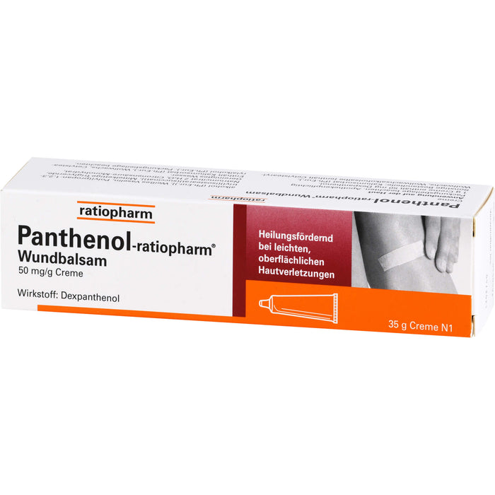 Panthenol-ratiopharm Wundbalsam heilungsfördernde Creme, 35 g Creme