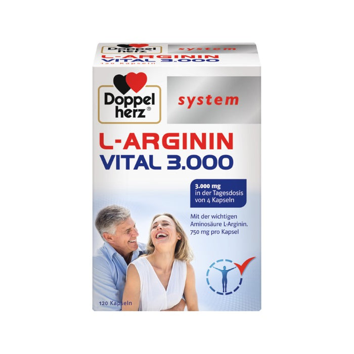 Doppelherz system L-ARGININ VITAL 3.000, 120 St. Kapseln