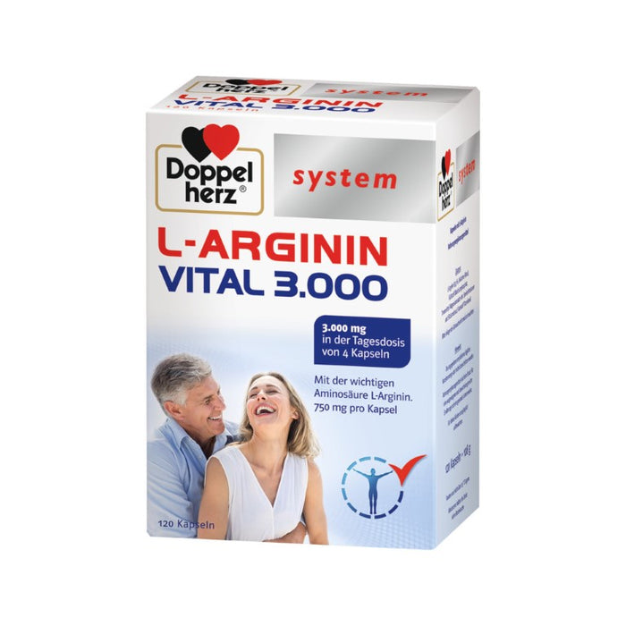 Doppelherz system L-ARGININ VITAL 3.000, 120 St. Kapseln