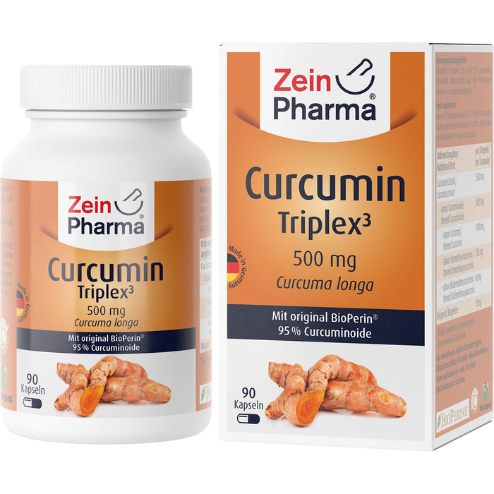 ZeinPharma Curcumin Triplex3 500 mg Kapseln, 90 St. Kapseln