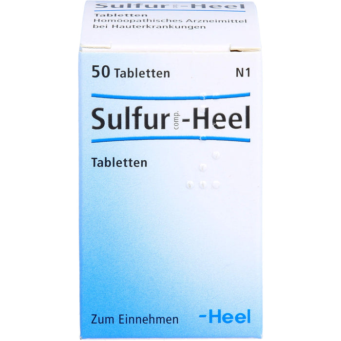 Sulfur comp.-Heel Tabletten bei Hauterkrankungen, 50 St. Tabletten