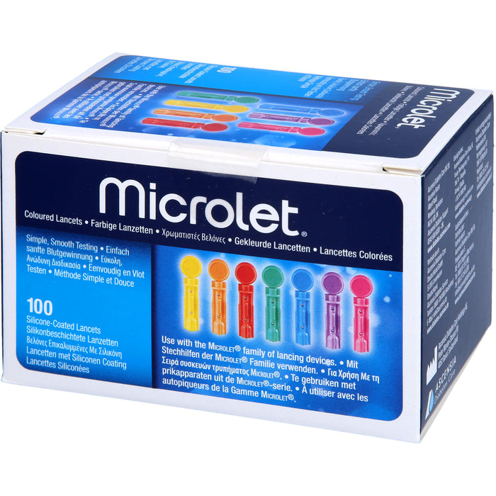 Lanzetten Microlet farbig, 100 St LAN