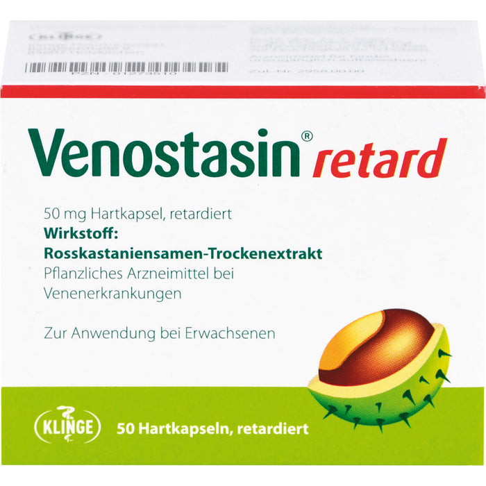 Venostasin retard 50 mg kohlpharma Hartkapseln gegen Schmerzen, Schwellungen und Schweregefühl in den Beinen, 50 St. Kapseln