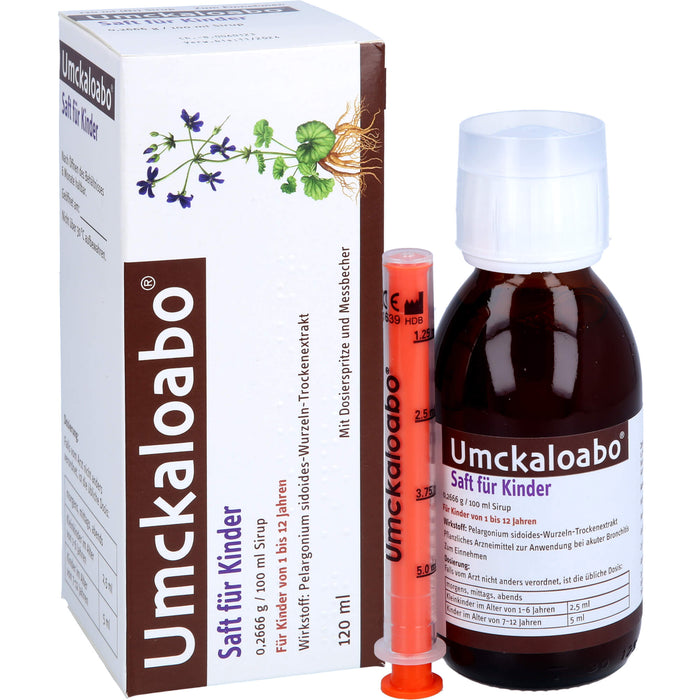 Umckaloabo für Kinder Saft, 120 ml Lösung