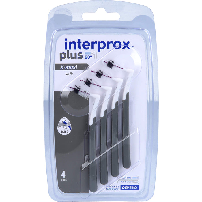 interprox plus x-maxi grau Interdentalbürste, 4 St. Interdentalbürsten
