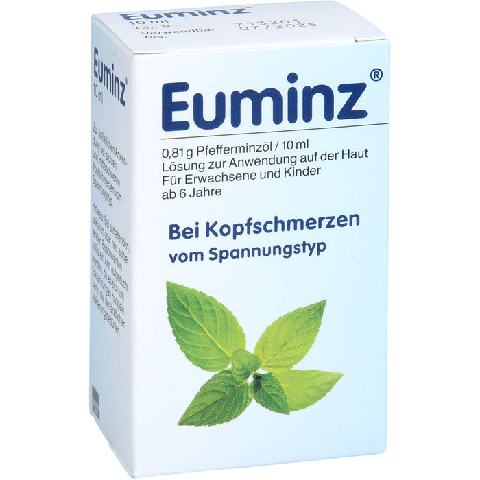 Euminz Wirkstoff: Pfefferminzöl Lösung bei Kopfschmerzen, 10 ml Lösung