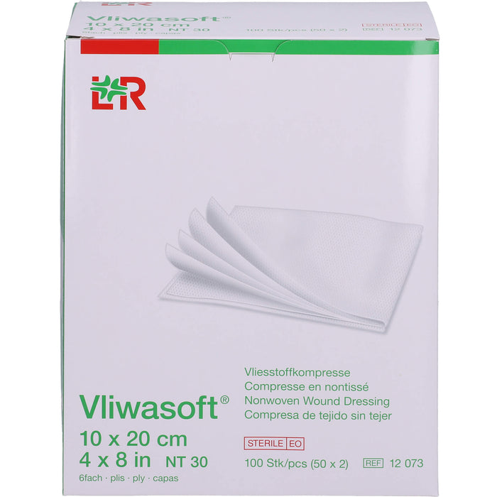 Vliwasoft Vlieskompressen 10x20cm, 50X2 St KOM