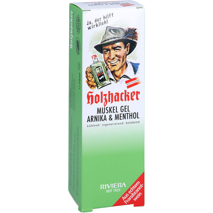 RIVIERA Holzhacker Franzbranntweingel, 75 ml Lösung