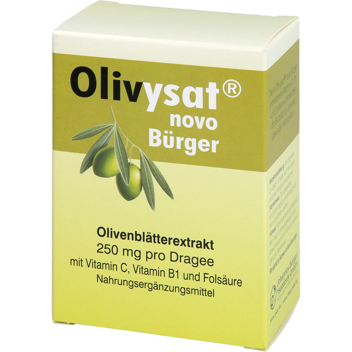 Olivysat novo Bürger Olivenblätterextrakt 250 mg Dragees, 90 St. Tabletten
