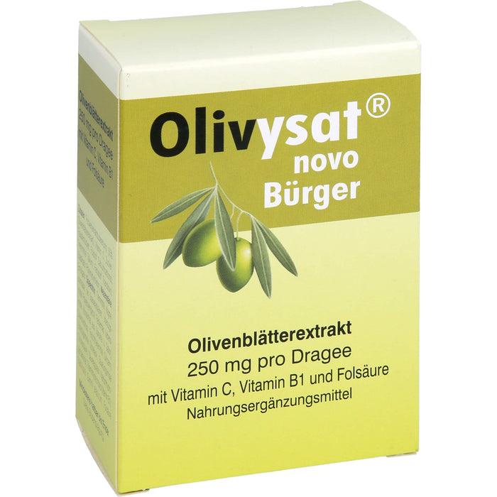 Olivysat novo Bürger Olivenblätterextrakt 250 mg Dragees, 90 St. Tabletten