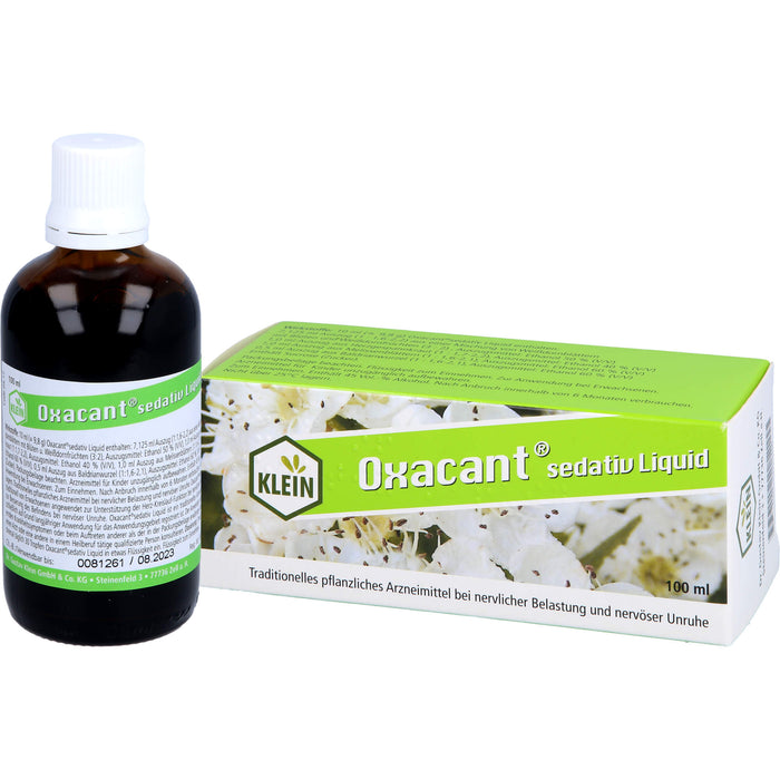 Oxacant sedativ Liquid bei nervösen Herzbeschwerden, 100 ml Lösung